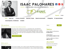 Tablet Screenshot of isaacpalomares.com